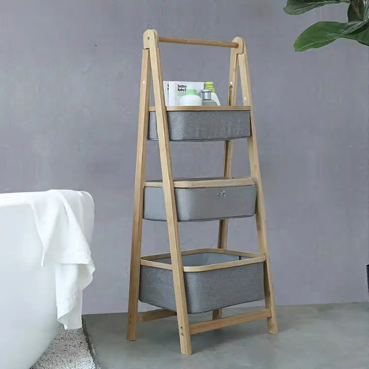 AEGAN Scandinavian Fabric Utility Shelf