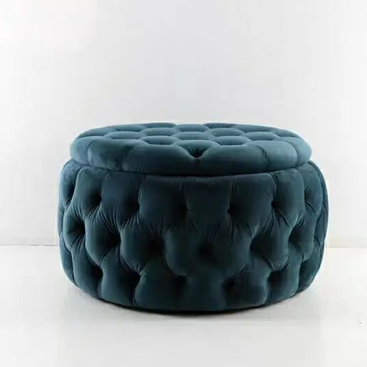 MICHAEL Victorian Tufted Storage Ottoman
