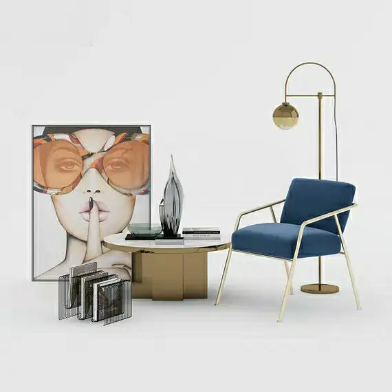 IONE Minimalist Macaron Armchair