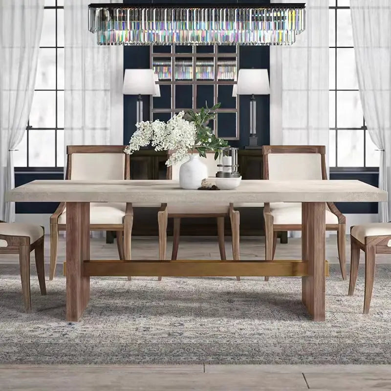LOUIS Industrial Dining Table & Bench