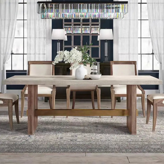 LOUIS Industrial Dining Table & Bench