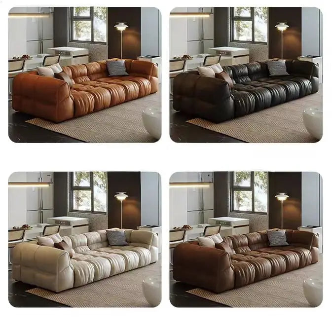 AMÉLIE Modern Leather Sofa