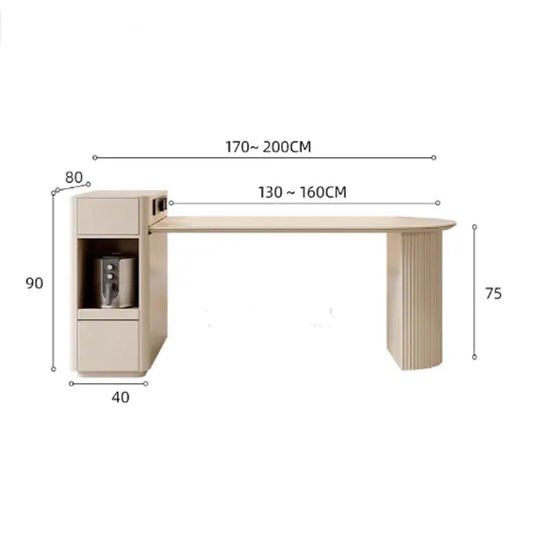 HADRIA Minimalist Sintered Stone Dining Table
