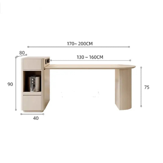 HADRIA Minimalist Sintered Stone Dining Table