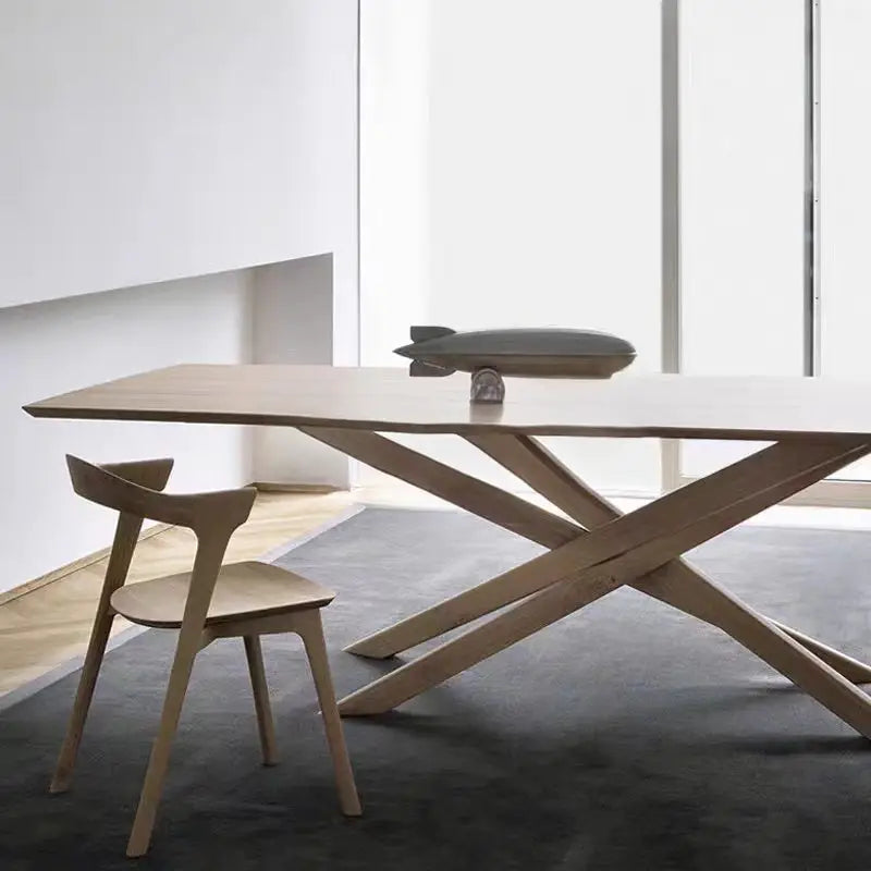 LÉO Modern Solid Wood Dining Table