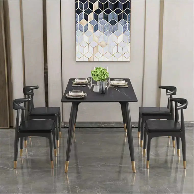 FELICIA Modern Marble Dining Table & Chairs