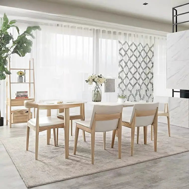 ICILE Scandinavian Marble Dining Table
