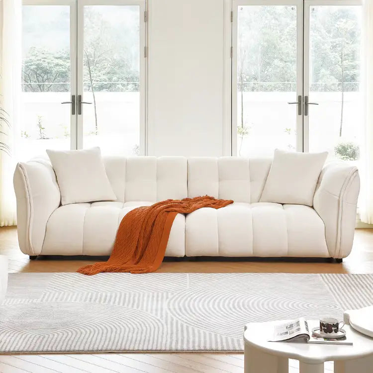 WAX Modern Boucle Sofa