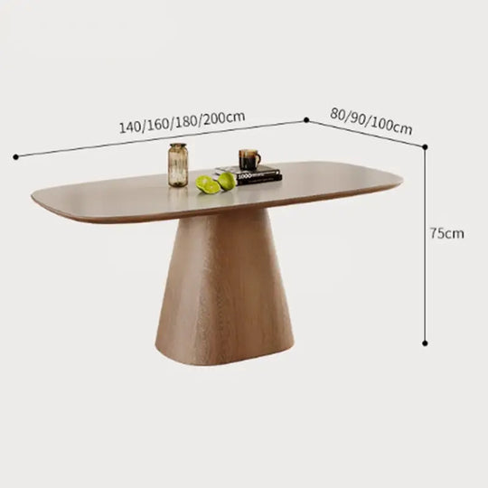 TIZIANO Japandi Sintered Stone Dining Table