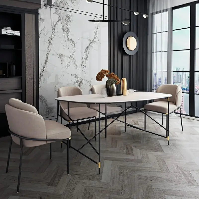 ODESSY Modern Marble Dining Table