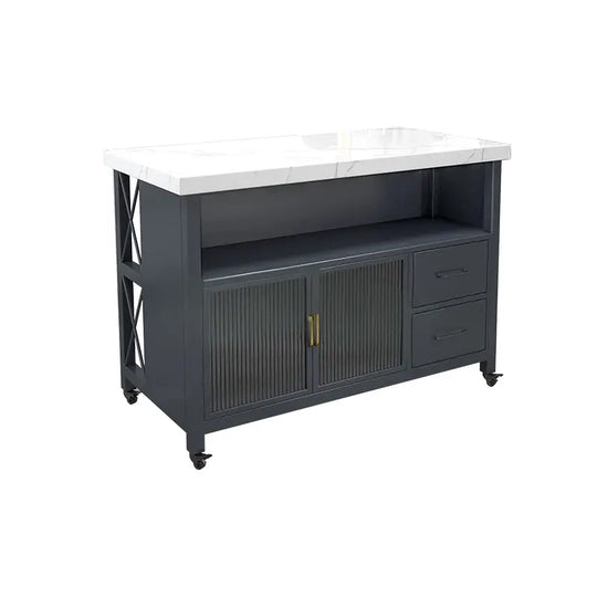 JENN Modern Marble Kitchen Island