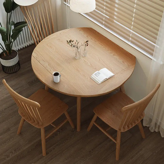 KUOW Rustic Solid Wood Dining Table 