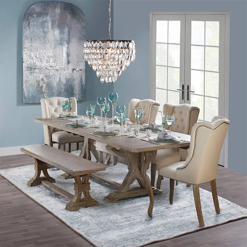 RON Vintage Solid Wood Dining Table