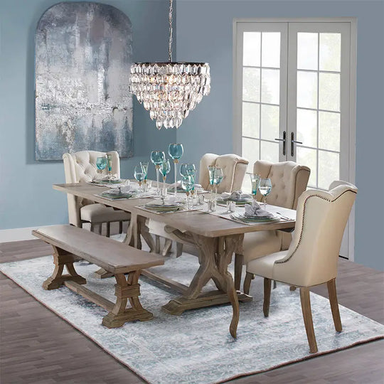 RON Vintage Solid Wood Dining Table