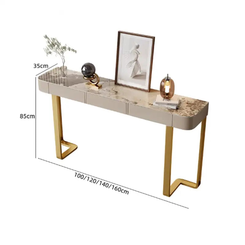 ADES Modern Sintered Stone Console Table