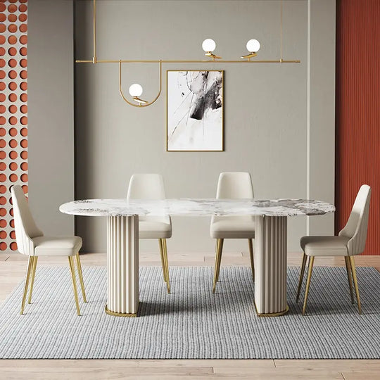 PAULINE Modern Marble Dining Table