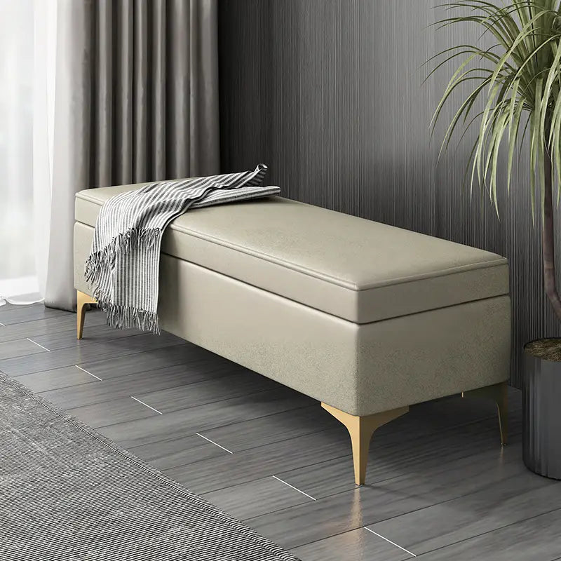 MODI Modern Fabric Storage Ottoman