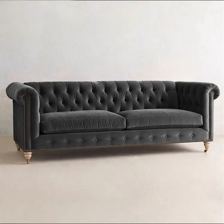 GENJ Classic Chesterfield Sofa
