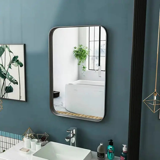 ASHBY Modern Stainless Steel Wall Mirror