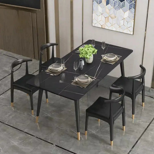 FELICIA Modern Marble Dining Table & Chairs
