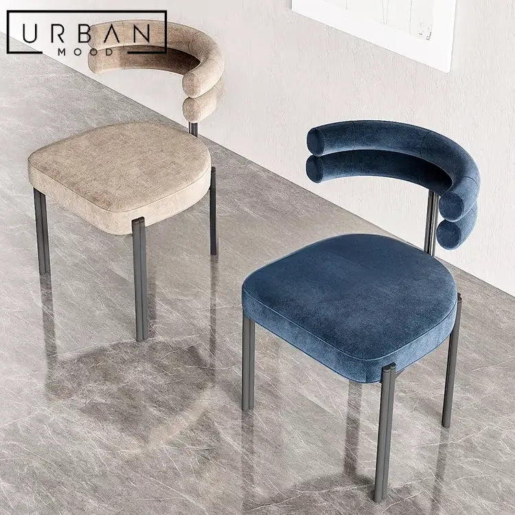 TZIPPORAH Modern Velvet Dining Chair