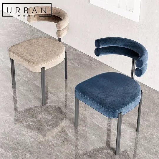 TZIPPORAH Modern Velvet Dining Chair