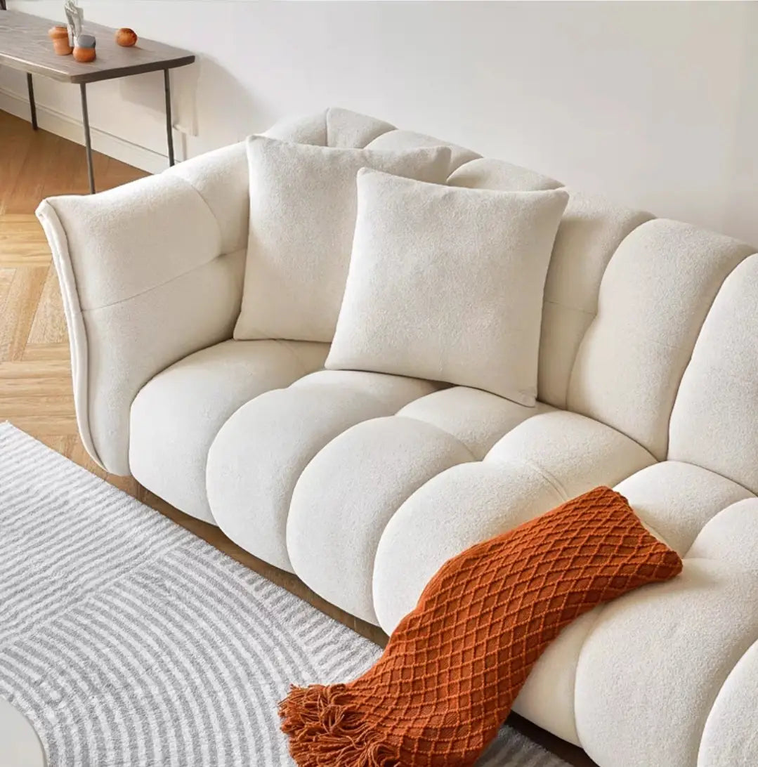 WAX Modern Boucle Sofa