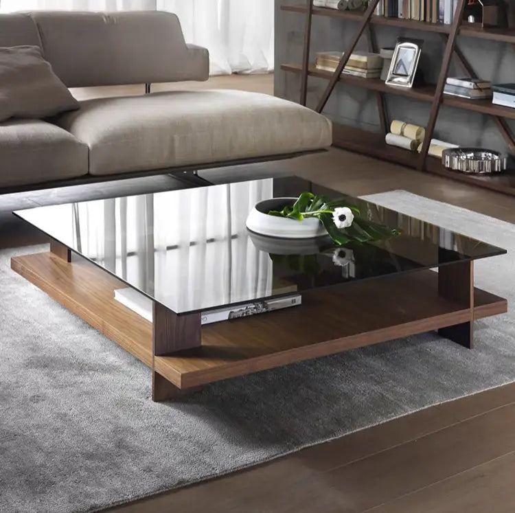 ANNA Modern Solid Wood Coffee Table