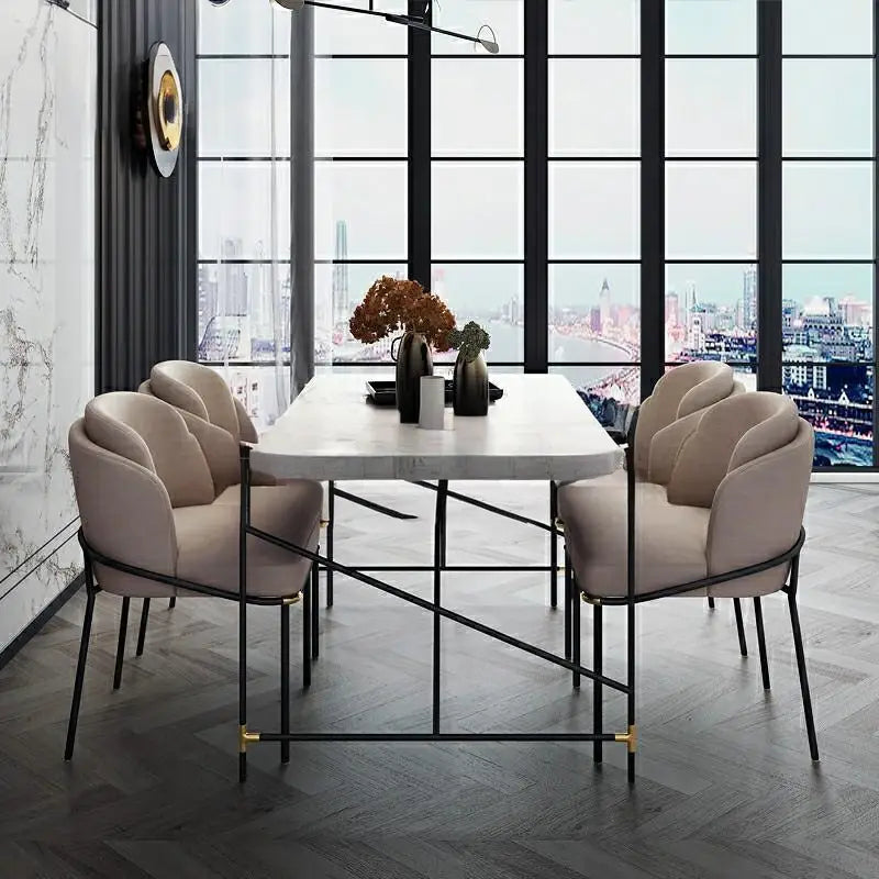 ODESSY Modern Marble Dining Table