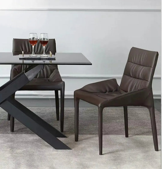 DOMINIC Modern Glass Dining Table