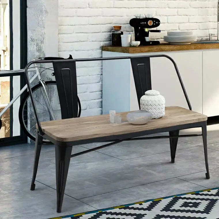HANOVER  Industrial Tolix Dining Bench