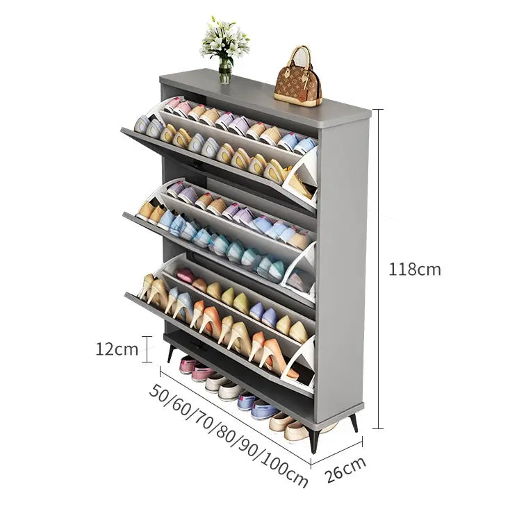 NART Modern Ultra Slim Shoe Cabinet