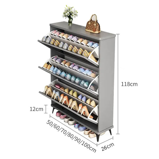 NART Modern Ultra Slim Shoe Cabinet