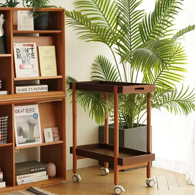 CABIN Rustic Cherrywood Bar Cart