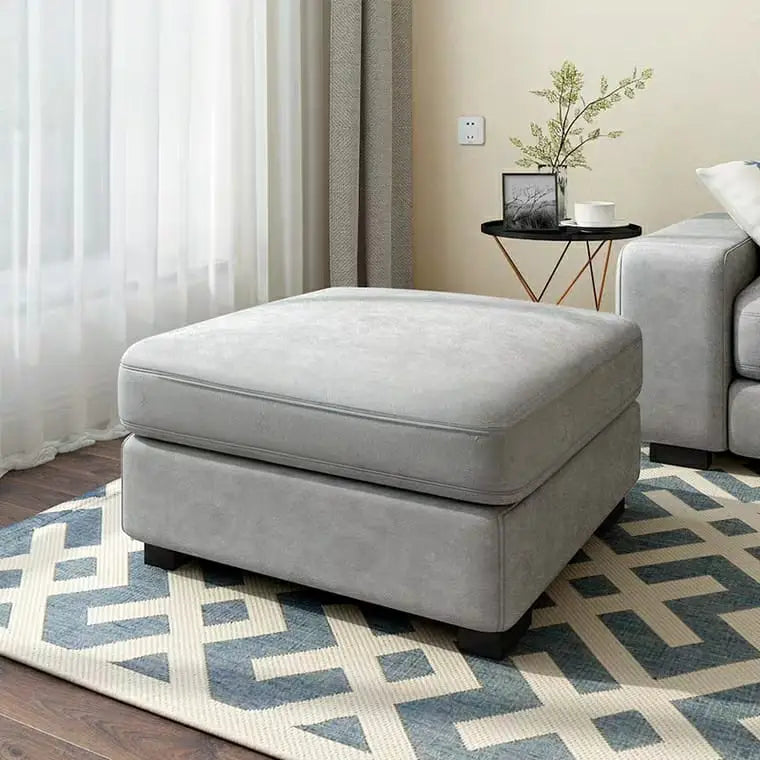 SÉBASTIEN Modern Fabric Ottoman