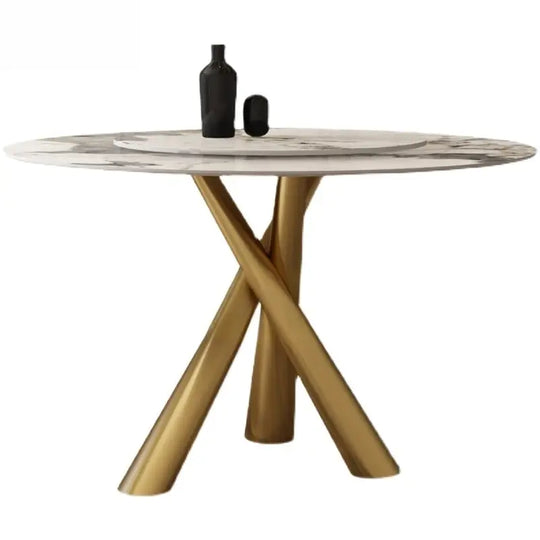 EMMANUEL Modern Marble Round Dining Table