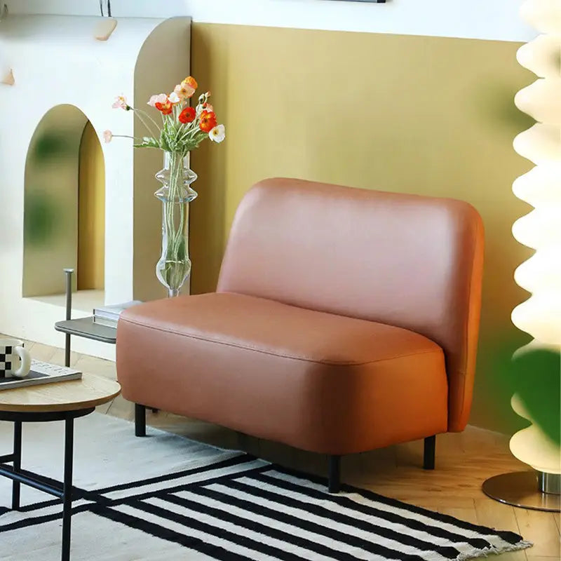 HINDS Modern Leather Loveseat / Sofa