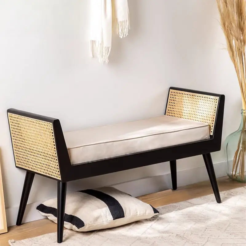 ANONA Rustic Solid Wood Bench