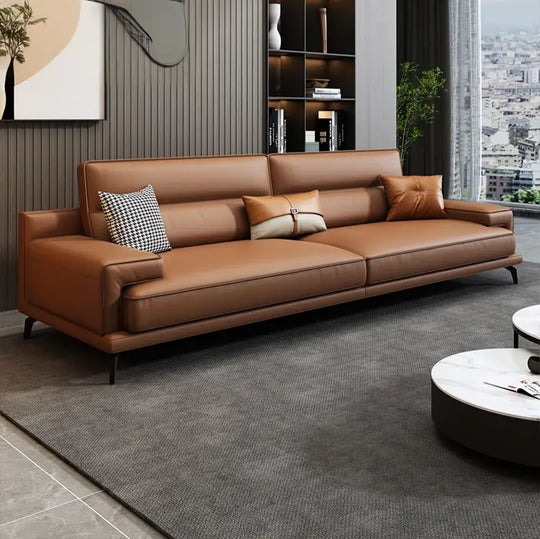MALONE Modern Leather Sofa