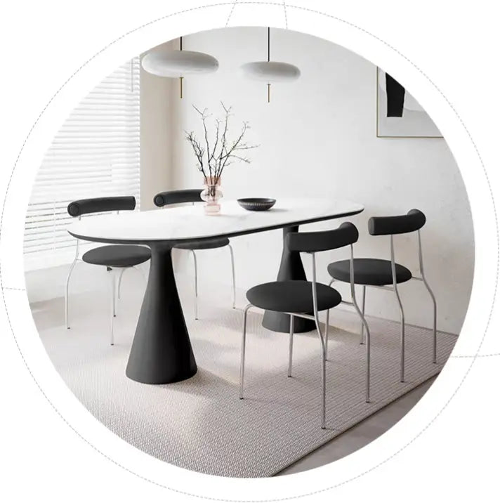 JAIME Modern Sintered Stone Dining Table