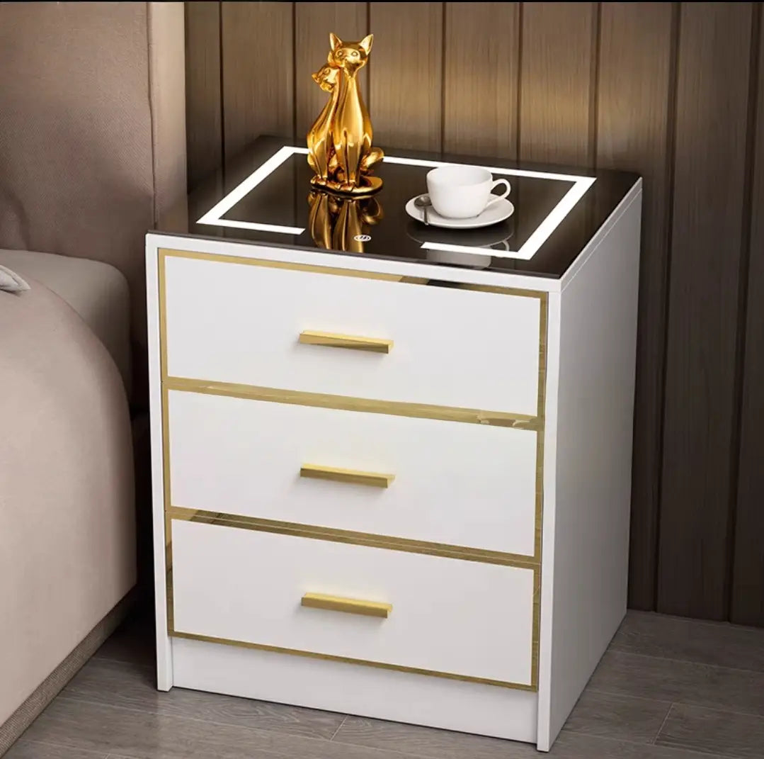 IONA Modern LED Bedside Table