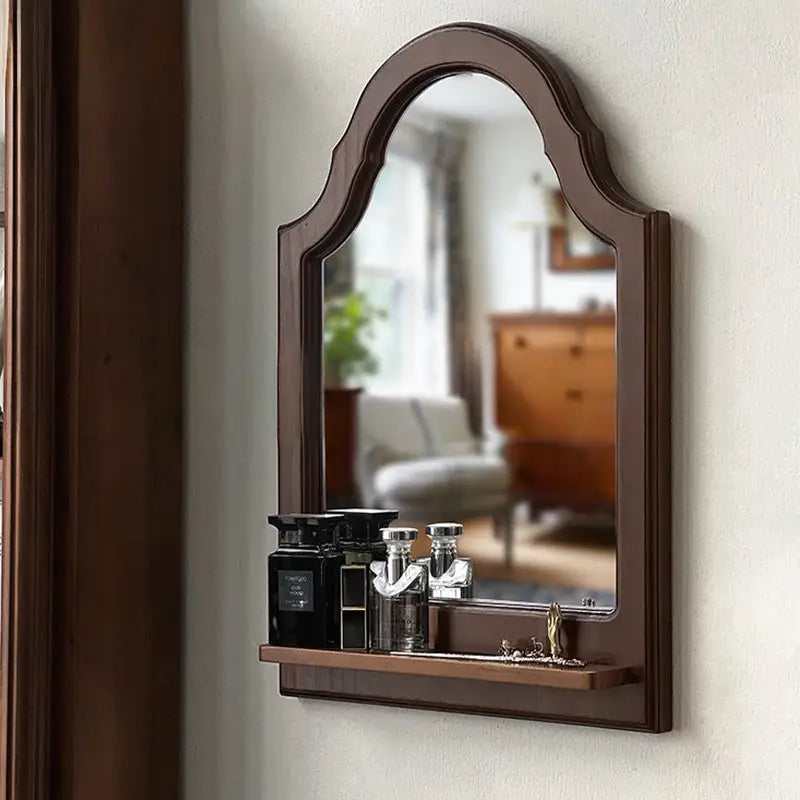 KONA Mid Century Solid Wood Wall Mirror