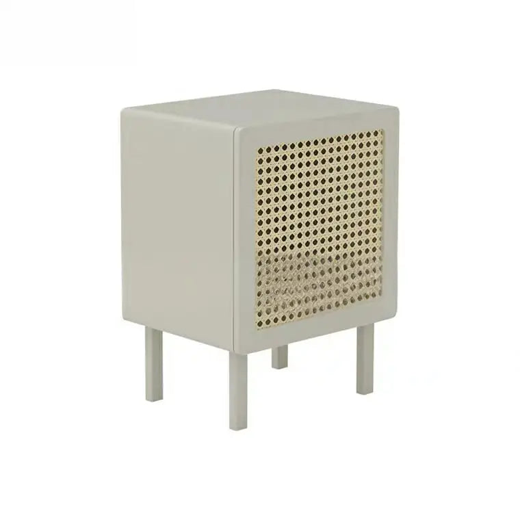 OLAV Rustic Rattan Side Table