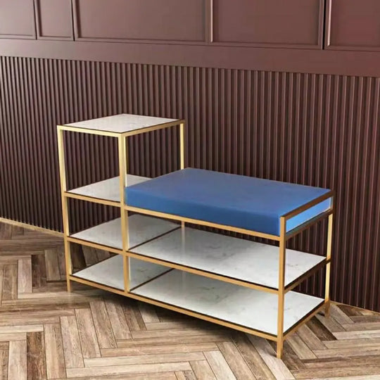 LUDVIG Modern Entryway Shoe Rack Bench