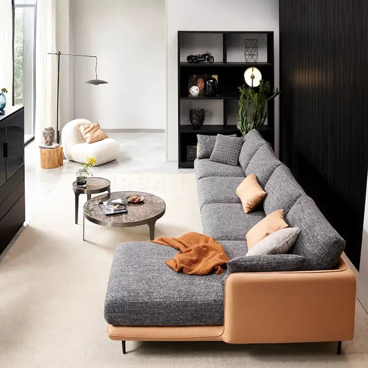NOAH Modern Fabric Sectional Sofa
