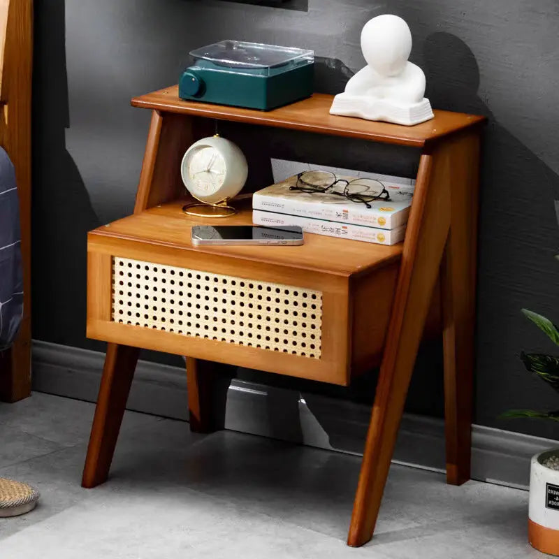 MASUR Rustic Bedside Table