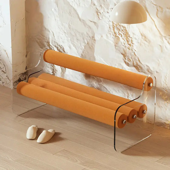 DREW Eclectic Acrylic Bench