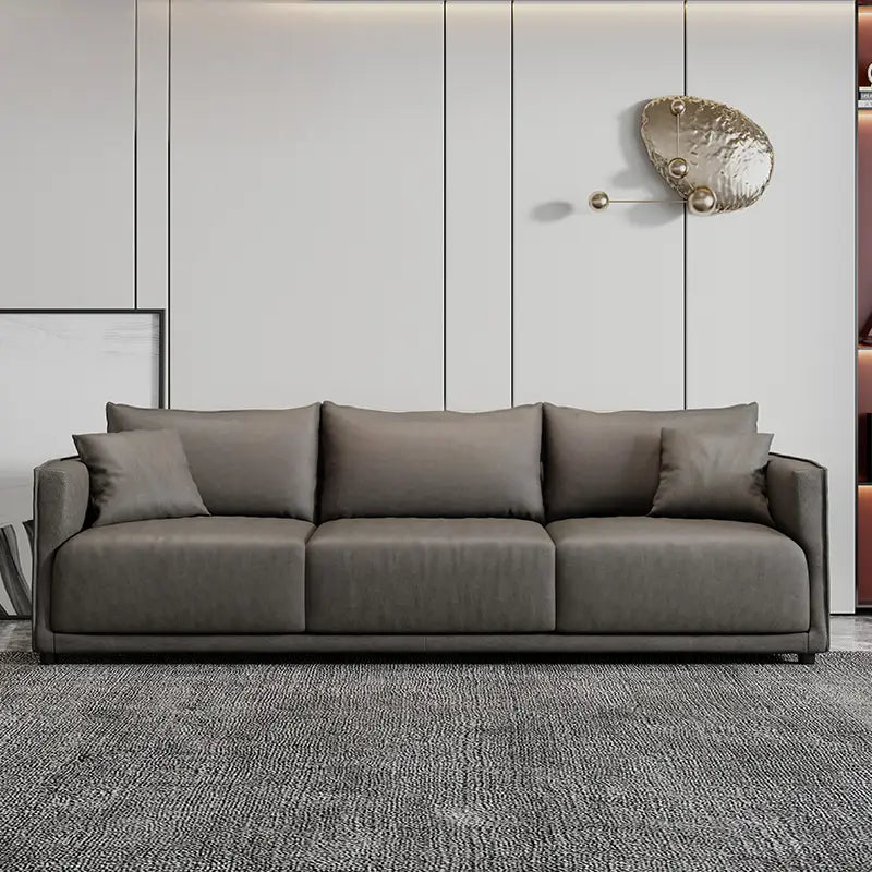 SAUS Modern Leather Sofa