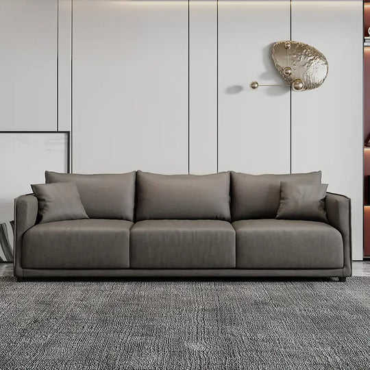 SAUS Modern Leather Sofa