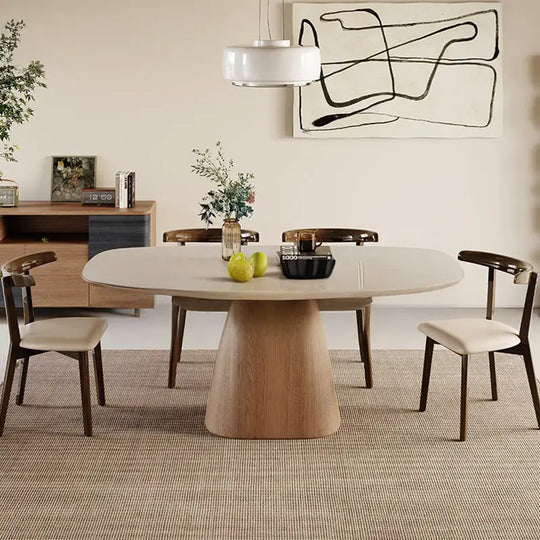 TIZIANO Japandi Sintered Stone Dining Table